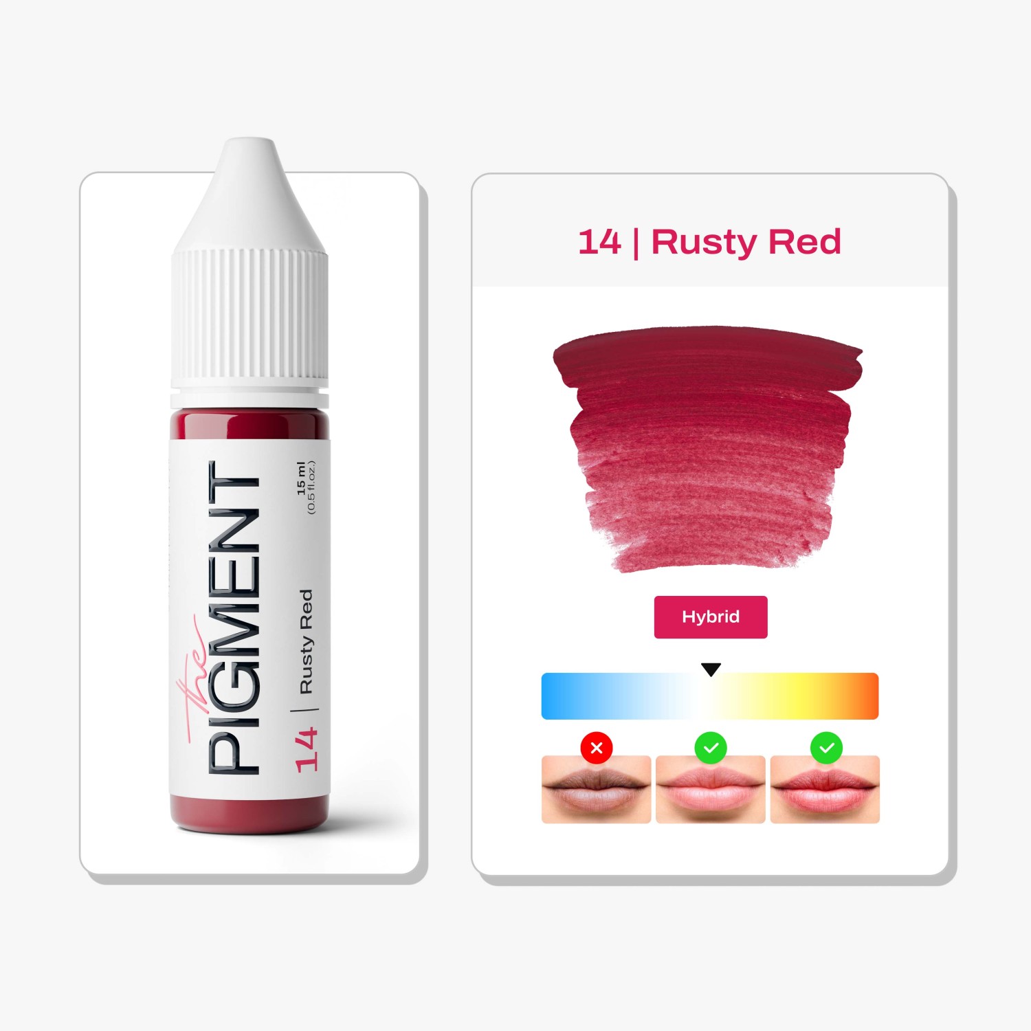 THE PIGMENT ტუჩის პიგმენტი Rusty Red 15მლ.